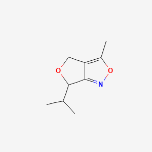 molecular formula C9H13NO2 B585015 6-Isopropyl-3-methyl-4,6-dihydrofuro[3,4-c]isoxazole CAS No. 156523-86-3