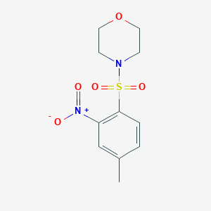 molecular formula C11H14N2O5S B5850169 4-[(4-methyl-2-nitrophenyl)sulfonyl]morpholine 