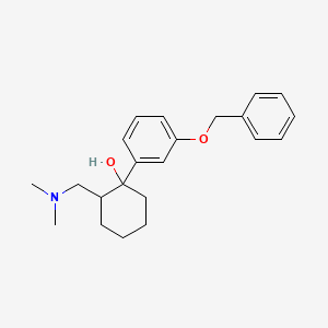 molecular formula C22H29NO2 B585017 1-(3-(Benzyloxy)phenyl)-2-((dimethylamino)methyl)cyclohexanol CAS No. 2914-85-4