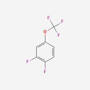 molecular formula C7H3F5O B585018 1,2-二氟-4-(三氟甲氧基)苯 CAS No. 158178-35-9