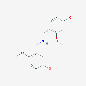 molecular formula C18H23NO4 B5850238 (2,4-dimethoxybenzyl)(2,5-dimethoxybenzyl)amine 