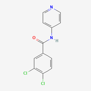 molecular formula C12H8Cl2N2O B5850248 3,4-dichloro-N-4-pyridinylbenzamide 