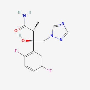 molecular formula C13H14F2N4O2 B585027 (2R,3R)-3-(2,5-二氟苯基)-3-羟基-2-甲基-4-(1H-1,2,4-三唑-1-基)丁酰胺 CAS No. 241479-75-4