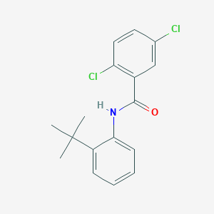 molecular formula C17H17Cl2NO B5850297 N-(2-tert-butylphenyl)-2,5-dichlorobenzamide 