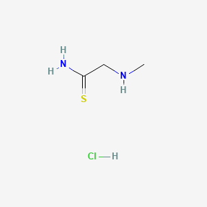 molecular formula C3H9ClN2S B585034 2-(Methylamino)ethanethioamide hydrochloride CAS No. 118020-65-8