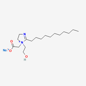 molecular formula C18H34N2NaO3+ B585035 Sodium lauroamphoacetate CAS No. 156028-14-7
