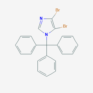 molecular formula C22H16Br2N2 B058504 4,5-Dibromo-1-trityl-1H-imidazole CAS No. 112517-23-4