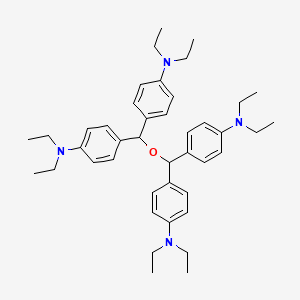 molecular formula C42H58N4O B585046 双[双[4-(二乙基氨基)苯基]甲基]醚 CAS No. 155050-06-9