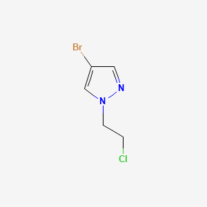 molecular formula C5H6BrClN2 B585052 4-bromo-1-(2-chloroethyl)-1H-pyrazole CAS No. 663941-72-8