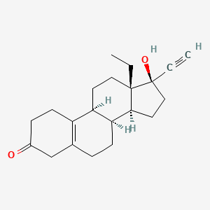 molecular formula C21H28O2 B585053 外消旋 8α-[Δ-5(10)]-诺gestrel CAS No. 5541-87-7