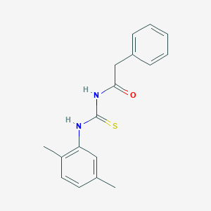 molecular formula C17H18N2OS B5850707 N-{[(2,5-dimethylphenyl)amino]carbonothioyl}-2-phenylacetamide CAS No. 6591-96-4