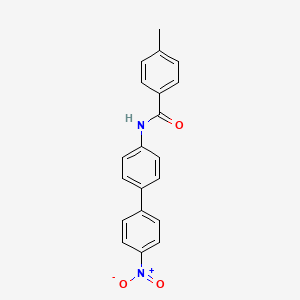molecular formula C20H16N2O3 B5850714 4-methyl-N-(4'-nitro-4-biphenylyl)benzamide 