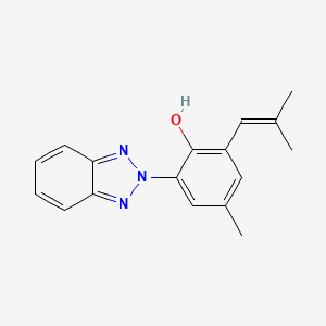 2-(2H-Benzotriazol-2-yl)-6-(isobuten-1-yl)-p-cresol