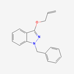 molecular formula C17H16N2O B585073 苄基-3-丙烯氧基-1H-吲唑 CAS No. 25854-83-5