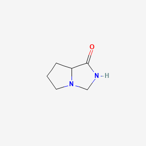 molecular formula C6H10N2O B585075 Hexahydro-1H-pyrrolo[1,2-c]imidazol-1-one CAS No. 156171-62-9