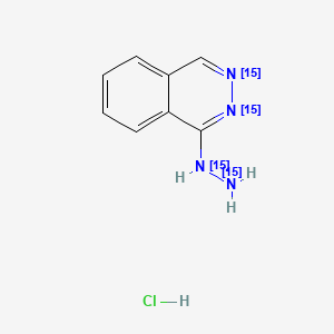 molecular formula C8H9ClN4 B585077 Hydralazine-15N4 Hydrochloride CAS No. 1346603-02-8