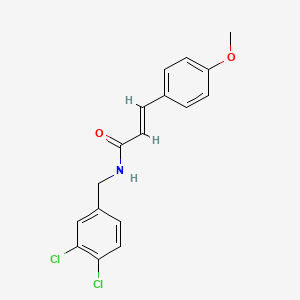 molecular formula C17H15Cl2NO2 B5850836 N-(3,4-dichlorobenzyl)-3-(4-methoxyphenyl)acrylamide 