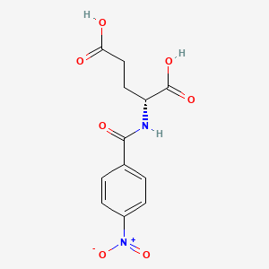 B585084 N-(4-Nitrobenzoyl)-D-glutamic acid CAS No. 85646-44-2