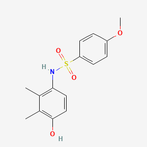 molecular formula C15H17NO4S B5850915 N-(4-hydroxy-2,3-dimethylphenyl)-4-methoxybenzenesulfonamide 