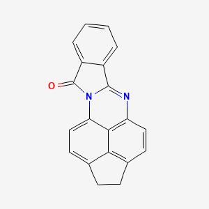 1,2-dihydro-10H-cyclopenta[gh]isoindolo[2,1-a]perimidin-10-one