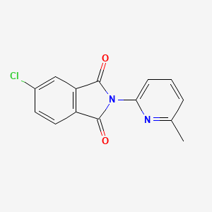 molecular formula C14H9ClN2O2 B5850959 5-chloro-2-(6-methyl-2-pyridinyl)-1H-isoindole-1,3(2H)-dione 