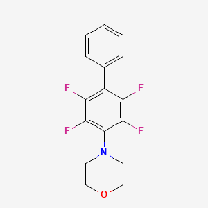 molecular formula C16H13F4NO B5850974 4-(2,3,5,6-tetrafluoro-4-biphenylyl)morpholine 