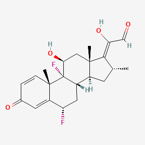 molecular formula C22H26F2O4 B585114 Flumethasone-17,20 21-Aldehyde CAS No. 28400-50-2