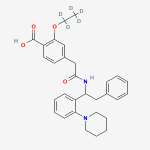 molecular formula C30H34N2O4 B585117 2-Desisopropyl-2-phenyl Repaglinide-d5 (Repaglinide Impurity) CAS No. 1346598-75-1