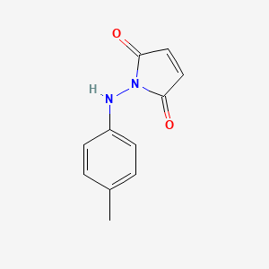 molecular formula C11H10N2O2 B5851222 1-[(4-methylphenyl)amino]-1H-pyrrole-2,5-dione 