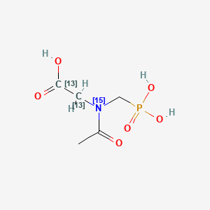 N-Acetyl Glyphosate-13C2,15N