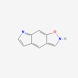 molecular formula C9H6N2O B585125 2H-[1,2]Oxazolo[4,5-F]indole CAS No. 146781-78-4