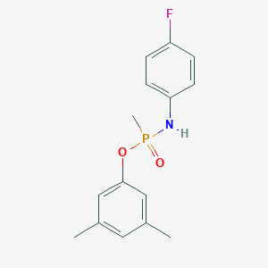 molecular formula C15H17FNO2P B5851271 3,5-dimethylphenyl N-(4-fluorophenyl)-P-methylphosphonamidoate 