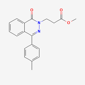 methyl 3-[4-(4-methylphenyl)-1-oxo-2(1H)-phthalazinyl]propanoate