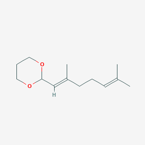 molecular formula C13H22O2 B5851326 2-(2,6-dimethyl-1,5-heptadien-1-yl)-1,3-dioxane 