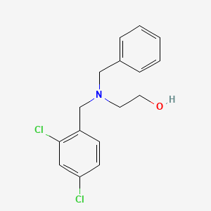 molecular formula C16H17Cl2NO B5851378 2-[benzyl(2,4-dichlorobenzyl)amino]ethanol 