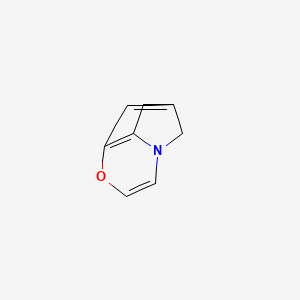 molecular formula C8H7NO B585143 6-Oxa-3-azatricyclo[5.2.1.03,8]deca-1(10),4,7-triene CAS No. 140469-02-9