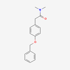 molecular formula C17H19NO2 B585144 2-(4-(苄氧基)苯基)-N,N-二甲基乙酰胺 CAS No. 919475-15-3
