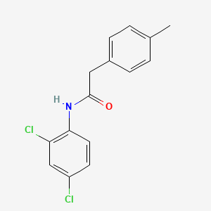 molecular formula C15H13Cl2NO B5851535 N-(2,4-dichlorophenyl)-2-(4-methylphenyl)acetamide 