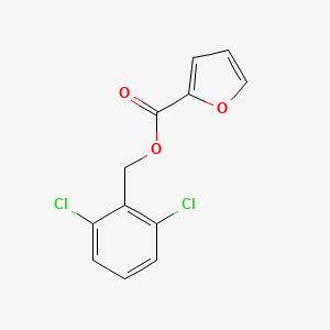 molecular formula C12H8Cl2O3 B5851543 2,6-dichlorobenzyl 2-furoate 