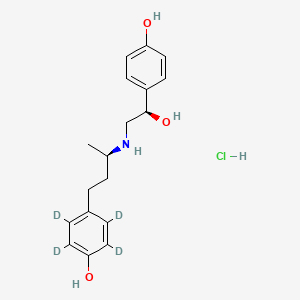 molecular formula C18H24ClNO3 B585155 Butopamine-d4 Hydrochloride CAS No. 1346600-56-3