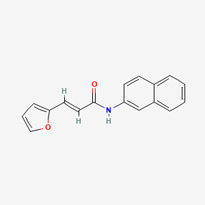 molecular formula C17H13NO2 B5851552 3-(2-furyl)-N-2-naphthylacrylamide 