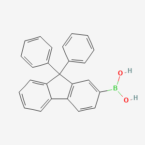 molecular formula C25H19BO2 B585158 (9,9-Diphenyl-9H-fluoren-2-yl)boronic acid CAS No. 400607-31-0
