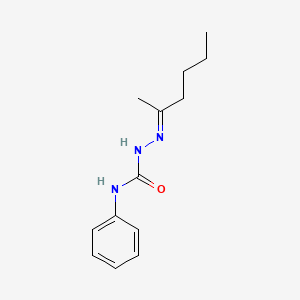 molecular formula C13H19N3O B5851594 2-hexanone N-phenylsemicarbazone 