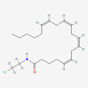 molecular formula C22H36ClNO B585162 Arachidonyl-2-(chloroethyl-d4)amide CAS No. 1346606-70-9