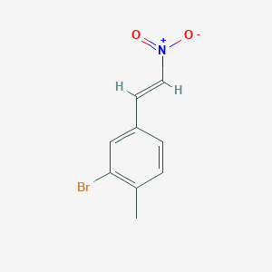 molecular formula C9H8BrNO2 B5851695 2-bromo-1-methyl-4-(2-nitrovinyl)benzene 