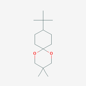 molecular formula C15H28O2 B5851702 9-tert-butyl-3,3-dimethyl-1,5-dioxaspiro[5.5]undecane CAS No. 13483-96-0
