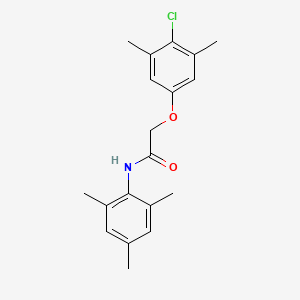 molecular formula C19H22ClNO2 B5851758 2-(4-chloro-3,5-dimethylphenoxy)-N-mesitylacetamide 
