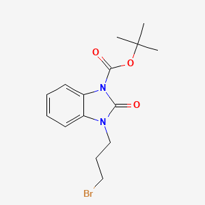 tert-Butyl 3-(3-bromopropyl)-2-oxo-2,3-dihydro-1H-benzo[d]imidazole-1-carboxylate