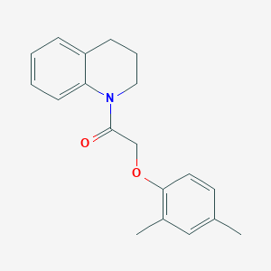 molecular formula C19H21NO2 B5851790 1-[(2,4-dimethylphenoxy)acetyl]-1,2,3,4-tetrahydroquinoline 