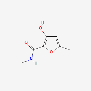 molecular formula C7H9NO3 B585180 3-Hydroxy-N,5-dimethylfuran-2-carboxamide CAS No. 157070-43-4